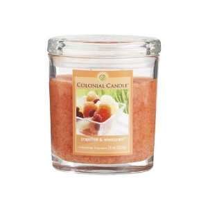 Grapefruit & Wheat Scented Jar Candles 8oz (Set of 4) by Colonial 