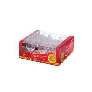 Medium Sized Crystal Glass Oil Cup Holders #13 / 9 Pack ; Burn Time 2 