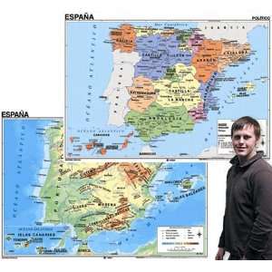  Spain Map in Spanish