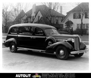1938 Buick Superior Hearse Factory Photo  