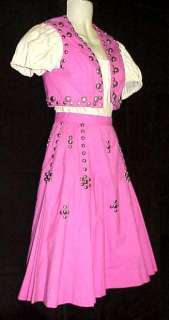 SALE 1940S 1950S VINTAGE STYLE DANCER DRESS  