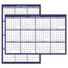   Poster Style Reversible/Erasable Yearly Wall Calendar, 24 x 37, 2012