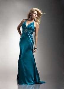 Riva Designs 630 Teal 4 Pageant Dress NWT  
