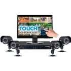   21.5 TOUCH PANEL LCD WITH 8 CHANNEL DVR & 4 SECURITY CAMERAS