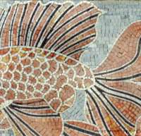 Beautiful Fish Marble Mosaic Bathroom Wall,Floor Inlay  