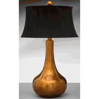    Tone Mottling Venus Table Lamp with Charcoal Shade