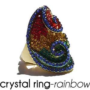 Swarovski Crystal Ring Size 6 9 Fashion Womens Elegant  