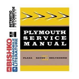  1957 1958 PLYMOUTH BELVEDERE FURY SAVOY Shop Manual CD 