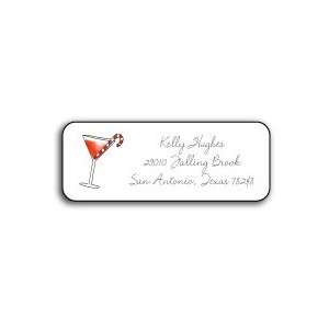 personalized holiday address labels   holiday cheer 