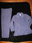 Womens SUSAN GRAVER STYLE Purple Pants & Jacket Set Sz Large L