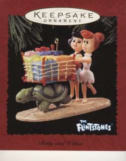 The Flintstones Wilma Betty Hallmark Ornament NIB 1995  