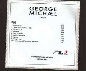 george michael limited edition 2x cd & dvd  
