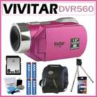 Vivitar Vivicam DVR 560 5.1MP Digital Video Recorder Camcorder Pink 