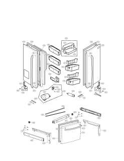 LG Refrigerator Case Parts  Model LFX31925SB  PartsDirect
