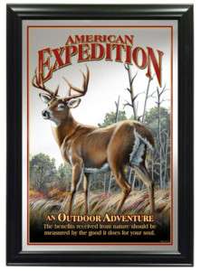 American Expedition Framed, Whitetail Deer Mirror  