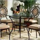 Powell Furniture Parsley Antique Pewter Counter Height Dining Table w 