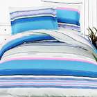 Blancho Bedding [Bright Blue Sky] 100% Cotton 5PC Comforter Set (King 