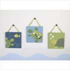 Cocalo Turtle Reef Canvas Wall Art   Set of 3