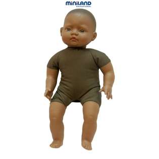 Miniland Educational 31067 Soft body latinamerican baby doll (40cm  15 