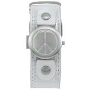   Watch w/Black Mother of Pearl Dial & White Patent Band 