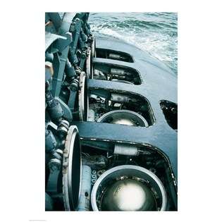 None Close up of a submarine missile silos 18.00 x 24.00 Poster Print 