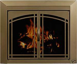 Residential Retreat Glass Fireplace Door Fairmont ANT M  