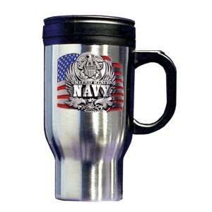 United States Navy Stainless Steel Travel Mug  Kitchen 