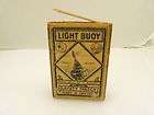 Antique Vintage Light Buoy Safety Match Box Sweden