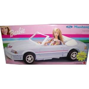   Barbie Ford Mustang Cool Convertible Car Vehicle (2002) Toys & Games
