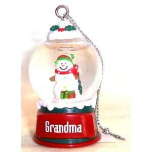  Grandma Christmas Snowman Snow Globe Ornament Everything 