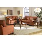 Homelegance Newbury 3pc Living Room Set Coral Red Microfiber