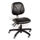 BioFit Cushioned Lab Chairs With Black Painted Aluminum Base, Model 