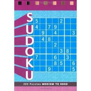  Sudoku Medium to Hard [Spiral bound] Xaq Pitkow Books