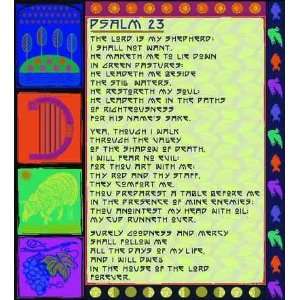 23rd Psalm Inspirational Tapestry Afghan 
