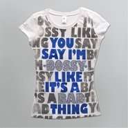 Junior’s Plus Graphic Tee “You say I’m Bossy” Short Sleeves 