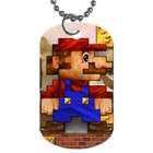 Carsons Collectibles 2 Sided Dog Tag of Super Mario Bros. Sprite Art 