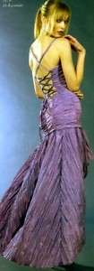 NWT Jessica McClintock Lavender Taffeta Gown Dress 8  