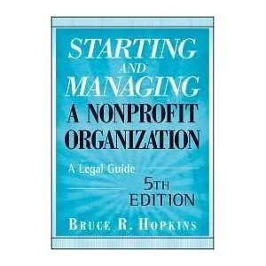  Starting and Managing a Nonprofit Organization 5th (fifth 