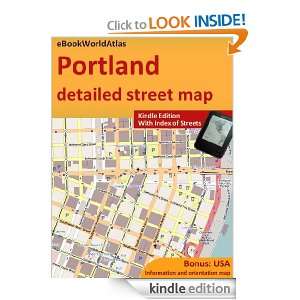 Map of Portland (USA) eBookWorldAtlas Team  Kindle Store