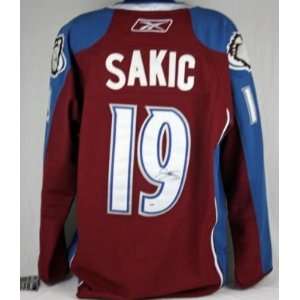 Autographed Joe Sakic Jersey   Authentic  Sports 