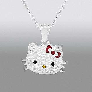   Silver  Hello Kitty Jewelry Sterling Silver Pendants & Necklaces