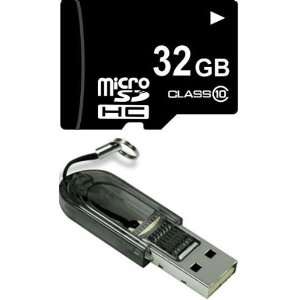   Card 32 GB High Speed Micro SDHC with EBS Ltd. MicroSd HC Card Reader