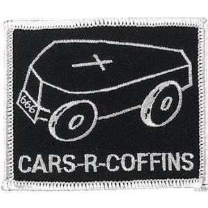  Cars R Coffins Patch, Black