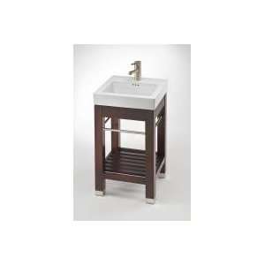  17.9 Inch Single Sink Square Console Bathroom Vanity with 