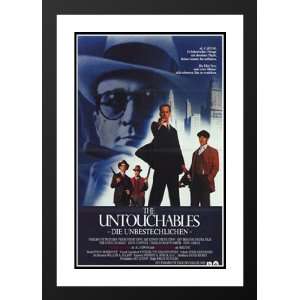  The Untouchables 20x26 Framed and Double Matted Movie 