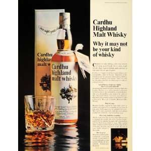   Malt Whisky Kilmarnock Scotland   Original Print Ad