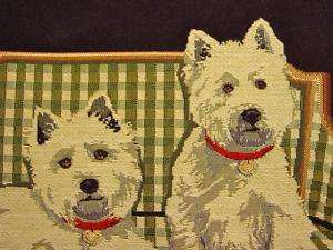 West Highland Terrier Belgian Tapestry Pillow Cover  