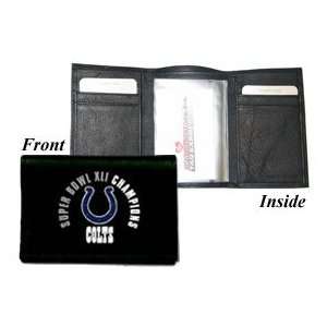 Indianapolis Colts Super Bowl 41 Champ Embroidered Leather Tri Fold 