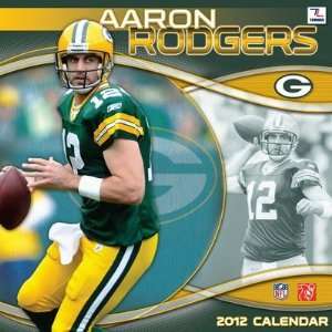  NFL Green Bay Packers Aaron Rodgers 2012 Wall Calendar 