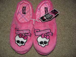 New Monster High slippers shoes size large 2/3  